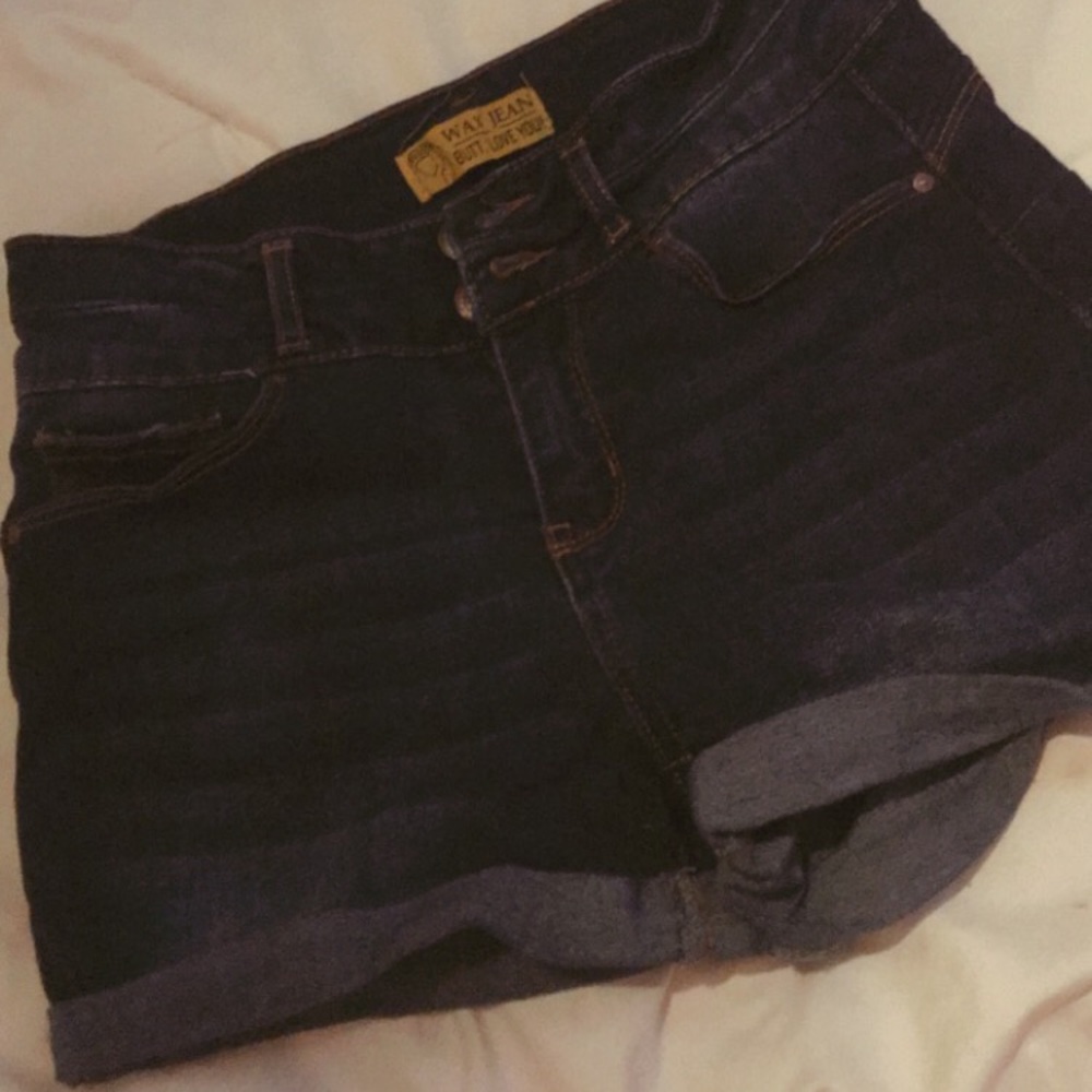 Denim shorts